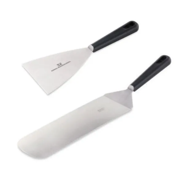 Lot racloir et spatule extra longue pour plancha Sabatier International