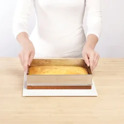 Lot rectangle à gâteau extensible et spatule à gâteaux Mathon