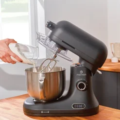 Lot robot pâtissier 5 L avec balance intégrée et kit tranchoir et râpes Mathon