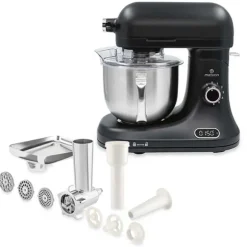 Lot robot pâtissier 5 L avec balance intégrée et kit hachoir à viande Mathon