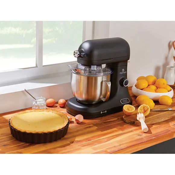 Lot robot pâtissier 5 L avec balance intégrée et kit hachoir à viande Mathon