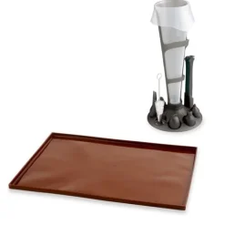 Lot Set poche à douille + Flexi' Plaque silicone de pâtisserie à rebords