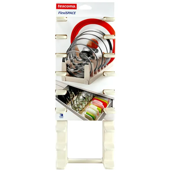 Lot support pour couvercles de boites et couvercles de matériel de cuisson Tescoma