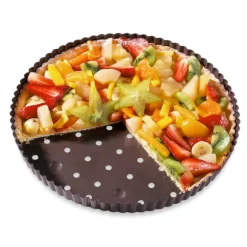 Lot 2 tourtières perforées 30 cm Mathon