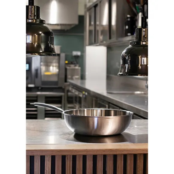 Lot wok 28 cm et sauteuse 24 cm tout inox Triply Menastyl