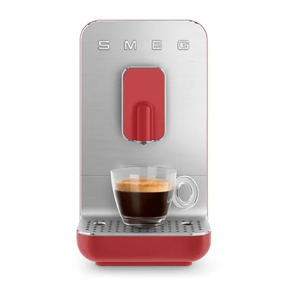 Machine à café avec broyeur 1350 W BCC01RDMEU rouge Smeg
