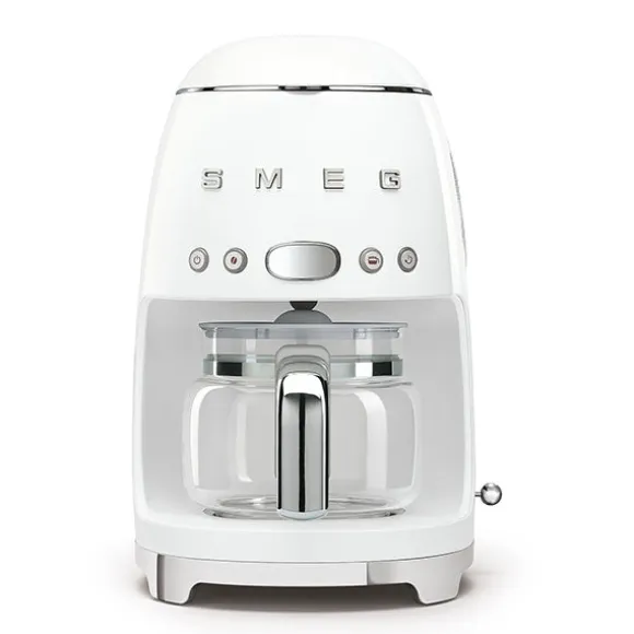 Machine à café Filtre blanc 1050 W DCF02WHEU Smeg