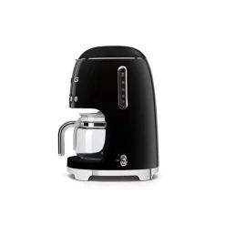 Machine à café filtre noir 10 tasses 1050 W DCF02BLEU Smeg