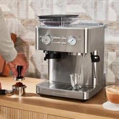 Machine à café semi-automatique avec broyeur 5KES6551SX Kitchenaid