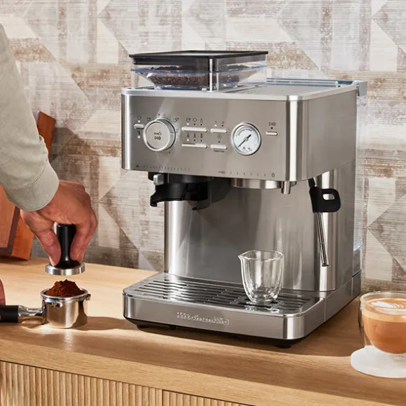 Machine à café semi-automatique avec broyeur 5KES6551SX Kitchenaid