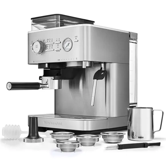Machine à café semi-automatique avec broyeur 5KES6551SX Kitchenaid