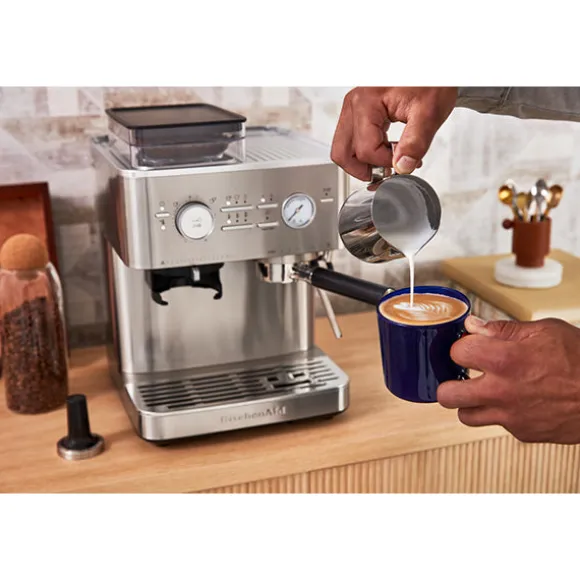 Machine à café semi-automatique avec broyeur 5KES6551SX Kitchenaid