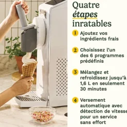 Machine à glace 6-en-1 Frost Fusion 170 W ICE201E Cuisinart