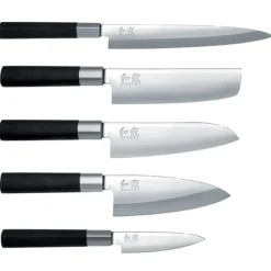 Mallette de 5 couteaux Wasabi Black Kai