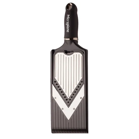 Mandoline en V réglable avec lame à julienne Microplane