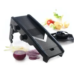 Mandoline lame V multi-râpes noir Mastrad