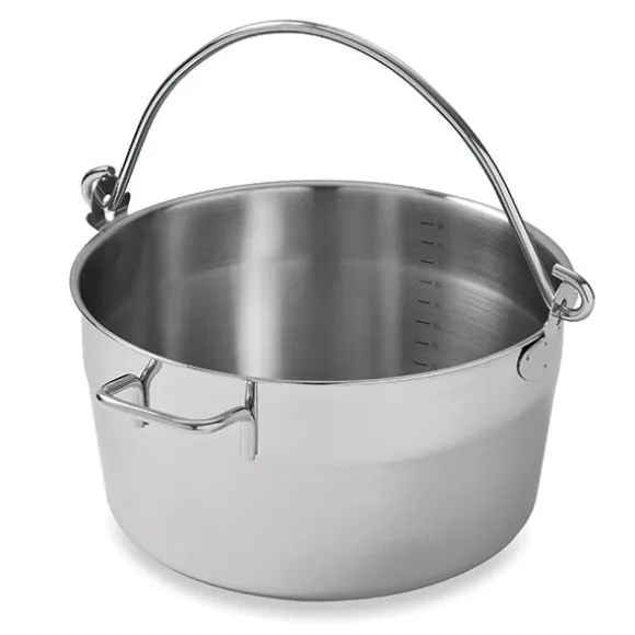 Marmite à crustacés - Bassine à confiture inox 30 cm Mathon