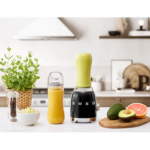 Mini blender noir PBF01BLEU Smeg