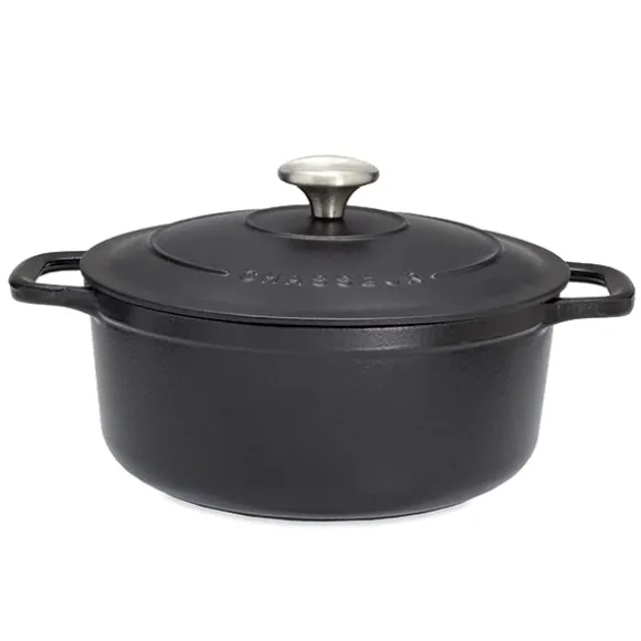 Mini cocotte sublime fonte rond 0,6 L 12 cm noir Chasseur