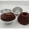 4 mini moules à savarin aluminium 8 cm