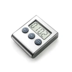 Minuteur de cuisine digital en inox Ibili