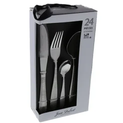 Ménagère 24 pièces inox Flower Jean Dubost