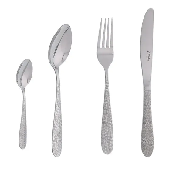 Ménagère 24 pièces inox Flower Jean Dubost