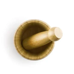 Mortier et pilon en bamboo 10 cm Ibili