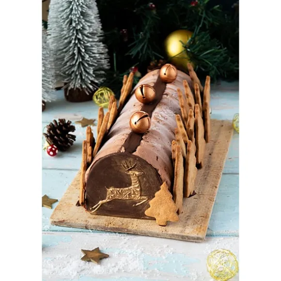 Moule à bûche cannelé extensible 25 à 35 cm Patisse