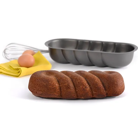 Moule à brioche torsade en acier revêtu