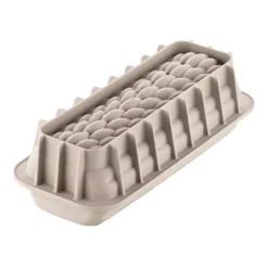 Moule à buche 3D quenelle en silicone Silikomart