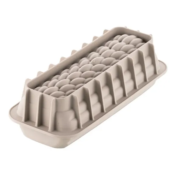 Moule à buche 3D quenelle en silicone Silikomart