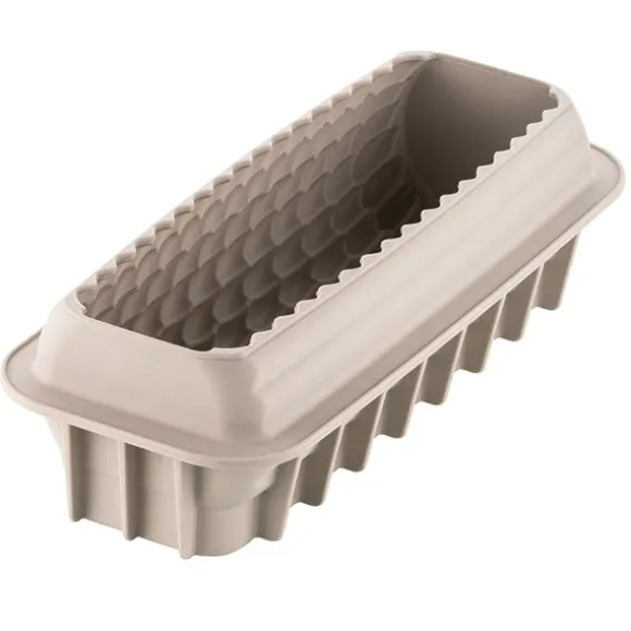 Moule à buche 3D quenelle en silicone Silikomart