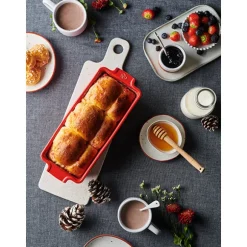 Moule à cake céramique Appolia rouge 31 cm Peugeot