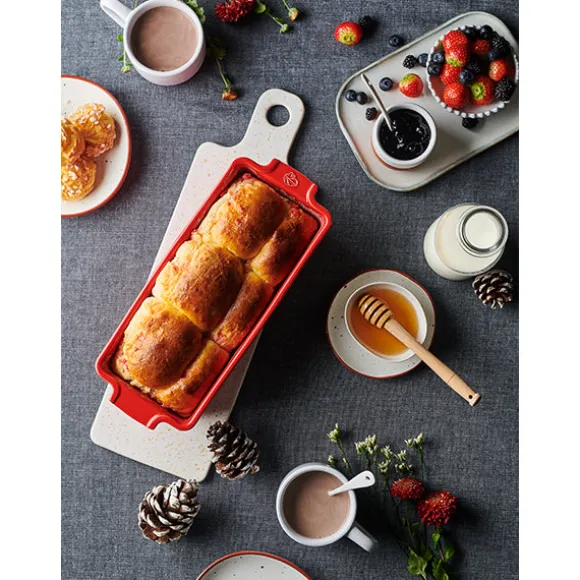 Moule à cake céramique Appolia rouge 31 cm Peugeot