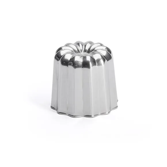Moule à canelés en inox Ø 4,5cm De Buyer