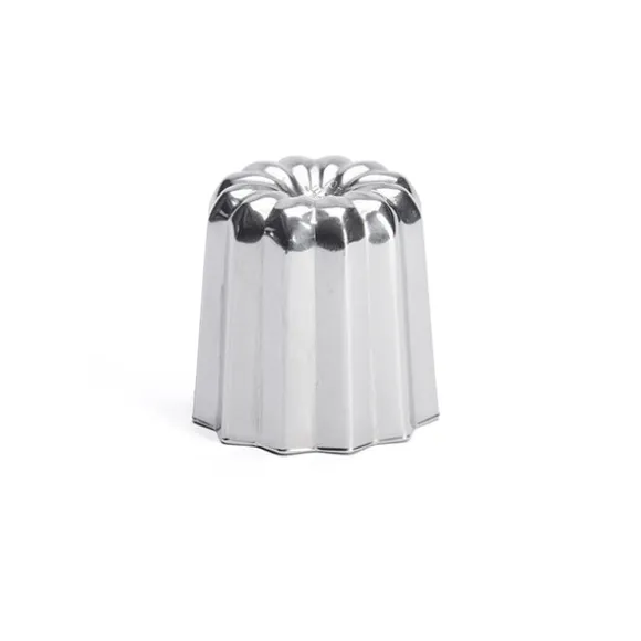 Moule à canelés en inox Ø 5,5cm De Buyer