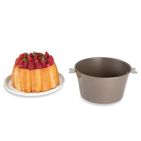 Moule à charlotte acier revêtu antiadhérent 18 cm Mathon