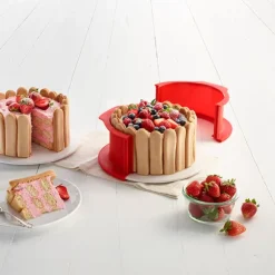 Moule à charlotte démontable en silicone Lékué
