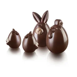 Moule à chocolat Lady Cocca plastique Silikomart