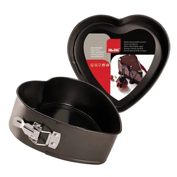 Moule cœur avec charnière 22 cm Ibili