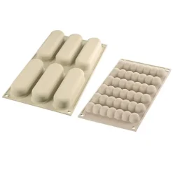Moule 3D Kit Chic 6 Éclairs Silikomart