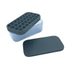 Moule et bac à glaçons en silicone et plastique bleu 22,2 cm Dotz