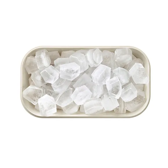 Moule et bac à glaçons Ice Box en silicone souple et plastique noir 132 glaçons Lékué