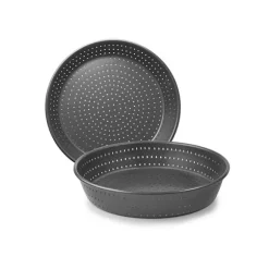 Moule haut perforé antiadhérent en acier 24 cm Ibili
