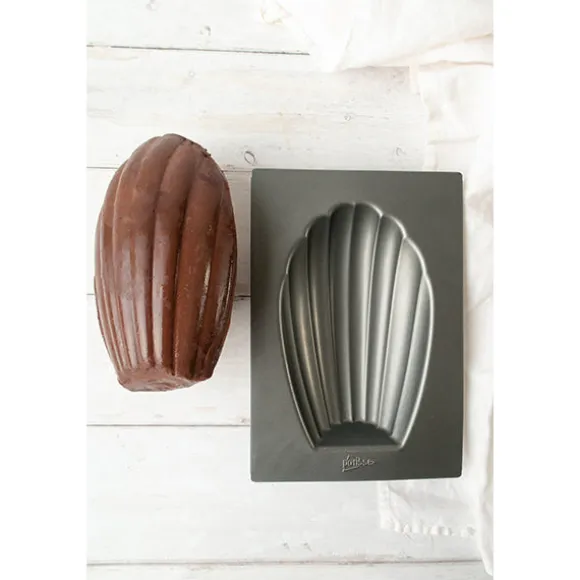 Moule à madeleine XXL en acier revêtu Patisse