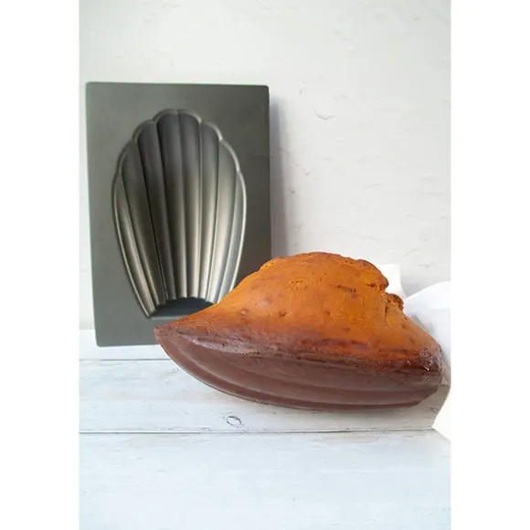 Moule à madeleine XXL en acier revêtu Patisse