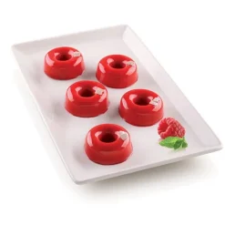 Moule 15 mini donuts silicone platinum Silikomart
