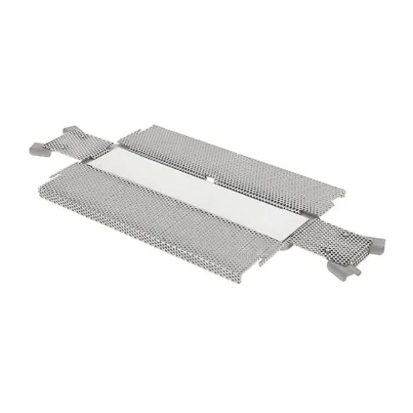 Moule à pâté croûte perforé inox Géo forme 35 cm De Buyer