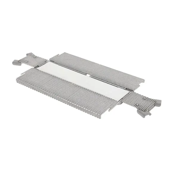 Moule à pâté croûte perforé inox Géo forme 24 cm De Buyer